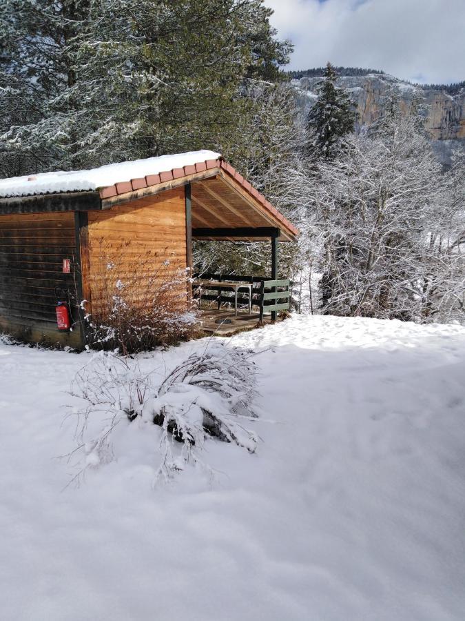 Chalet Du Camping La Porte St Martin Saint-Martin-en-Vercors 外观 照片